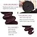 Beauty Forever 14inch Black Cherry Body Wave 12A Human Hair Weave 1 Bundle Brazilian Unprocessed Virgin Remy Human Hair Wavy Sew in Human Hair Extensions