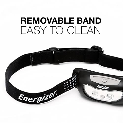 Energizer Universal Plus, 100 Lumen LED headlamp, Compact Hands-Free, Outdoor Light with Night Vision, Black