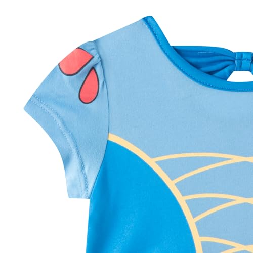 Disney Snow White Princess Girls 2 Pack Short Sleeve Dresses for Toddlers and Big Kids3