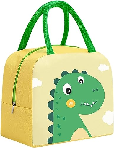 CoolKraft Lunch Bag for School Kids Upto 7 yrs., Girls, Cute Animal Design Bag, Insulated Portable Tiffin Bag 23 x 19 x 10 cm (Baby Dinosaur Yellow) (B0CHJJNZ2Y) Amazon Price History, Amazon Price Tracker