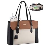 LOVEVOOK Handtasche Damen Groß Laptoptasche 15,6 Zoll...