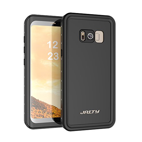 JAITY Samsung Galaxy S8 Waterproof Case, Shockproof, Snowproof, DustProof IP68 Certified Waterproof Case for Samsung Galaxy S8(5.8 inches), Black