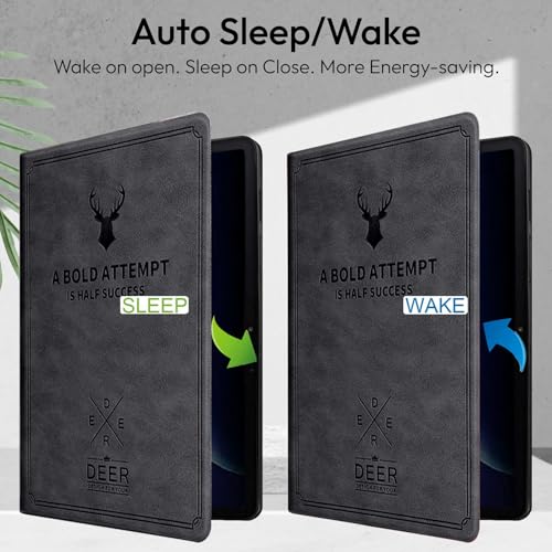 Image of Robustrion Cover for OnePlus Pad Go 2 12.1 inch Cover Case, Deer Cover Case for OnePlus Pad Go 2 Tablet Cover [Auto Sleep Wake Support] - Black