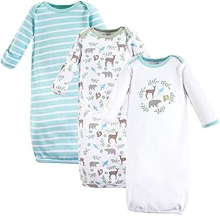 Touched by Nature Baby Organic Cotton Gowns, Forest, 0-6 Months