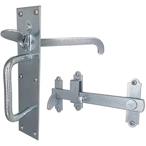 IRONTITE® Suffolk Latch BZP, Garden Gate Latch for Wooden Gates, Ideal Garden Gate & Door Latch for Keeping Gates Shut, Heavy Duty Garden Gate Latches (BZP) Cover