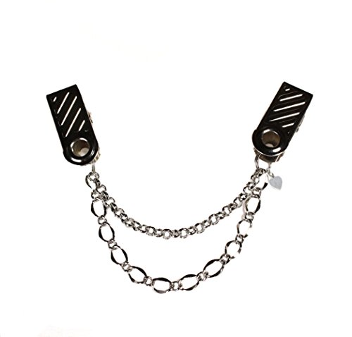 Hey Viv! Double Chain Sweater Guard Collar Clip - 1