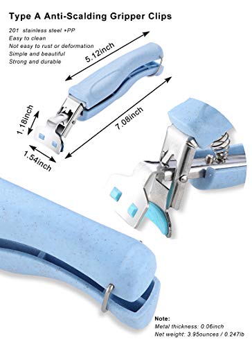 Sptechmake Stainless Steel Anti-Hot Bowl Dish Plate Gripper Clip Clamp Holder For Moving Hot Plate Or Bowls With Food Out From Instant Pot Microwave Oven, Kitchen Tool Tongs For Cooking (3Pack) #TOP1