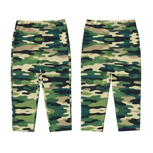 Pajama Pants Pajama Bottoms with Elastic Waistband Sleepwear Lounge PantsCamouflage Green3