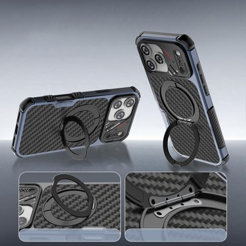 Coque pour iPhone 17 Pro Max avec support béquille pour appels mains libres - 5