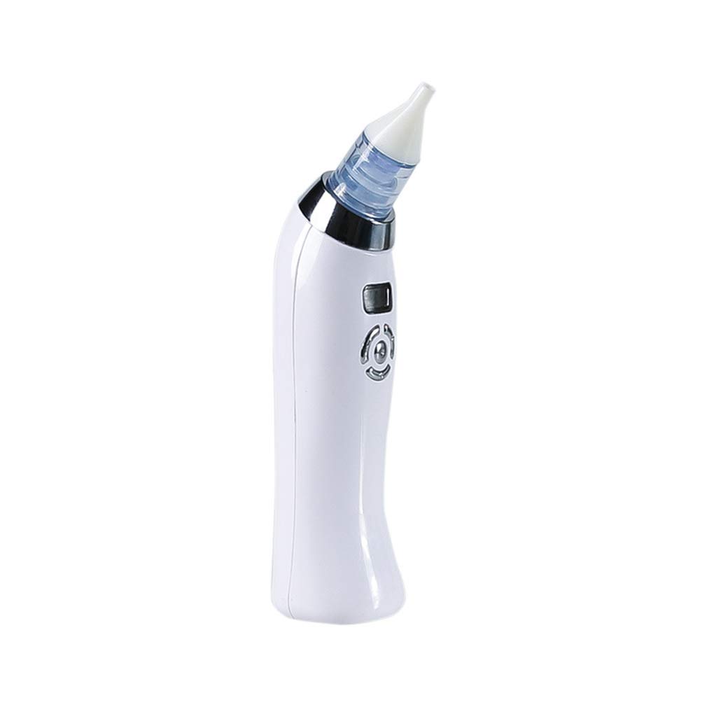 Electric Baby Nasale Aspiratore, Portatile Aspiratore Nasale Adatto con 2 Formati Inserti in Silicone Trasparente Stuffy Noses Rapidamente, per I Neonati più Piccoli Infant