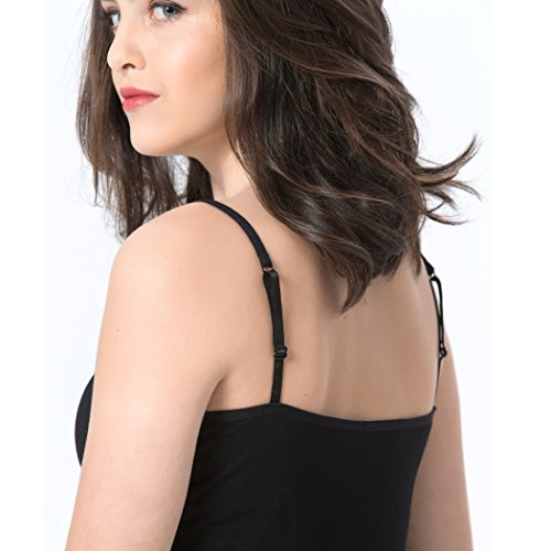 Image of Ibeauti Womens Camisoles Tops with Built in Padded Bra Basic Breathable Tank Top