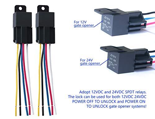 Supreform Wasserdicht für den Innen- und Außenbereich, 12 V Gleichstrom, 24 V Gleichstrom, 272 kg, Haltekraft, magnetisch, Türschloss, mit?Z?und?L?Halterungen? für?Zugang?C.