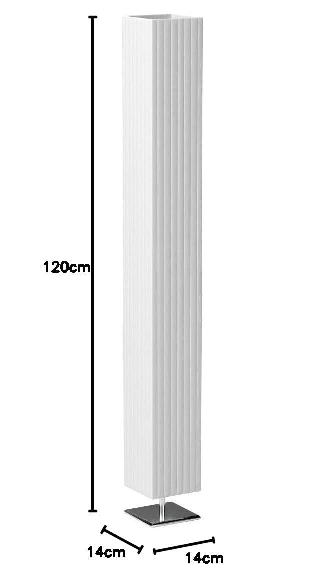 Lindby lámpara de pie salón en blanco, cromo, | e27, 2 bombillas, moderno, de tela para sala de estar, salón, comedor, dormitorio