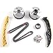 AUCERAMIC Timing Chain Kit with 2PCS Intake & Exhaust VVT Gear Sprocket Fit for 2011-2020 Hyundai Tucson Elantra Sonata Kia Rio Soul Forte Optima 1.6L