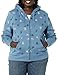 Amazon Essentials Disney | Marvel | Star Wars | Princess Women's Fleece Full-Zip Hoodie Sweatshirts (Available in Plus Size), Marvel Black Panther Print, XX-Large