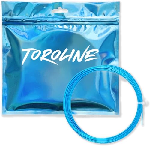 Toroline Ether 17 Gauge 1.20mm Tennis String Set Neon Blue