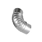 Fal (x) BERTRAMS 030107 ciminiera Elbow chimney pipe Argento