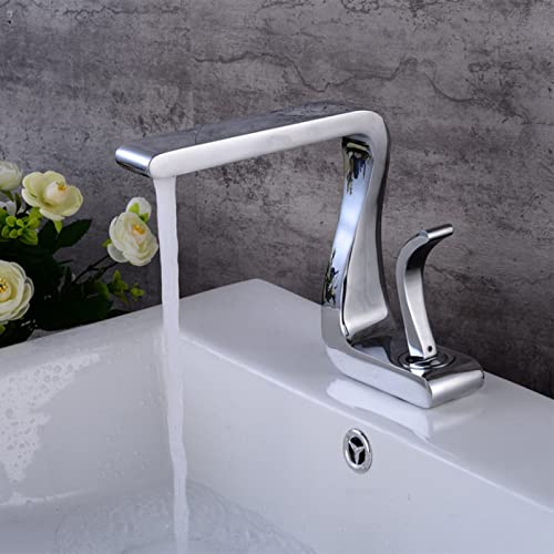 Mélangeur de lavabo ergonomique pour salle de bains familiale moderne