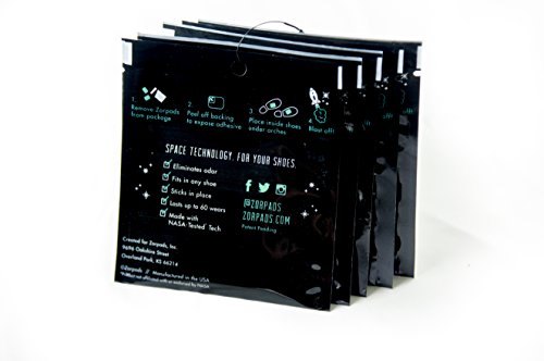 Image of Zorpads Odor Eliminating Shoe Inserts Five Pairs - As Seen on Shark Tank