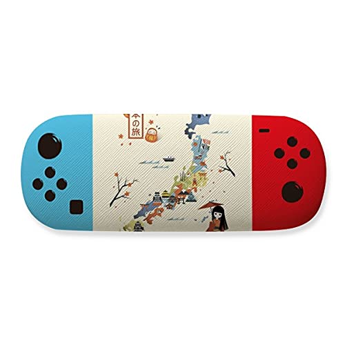 Étui pour lunettes motif carte japonaise et boîte de protection pour lunettes de soleil