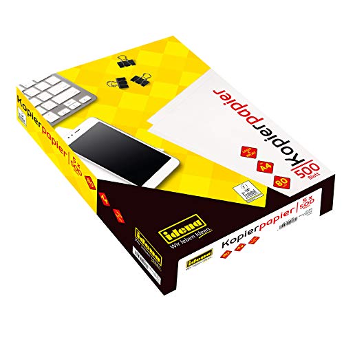 Idena 215006 - Carta per fotocopie DIN A4, 500