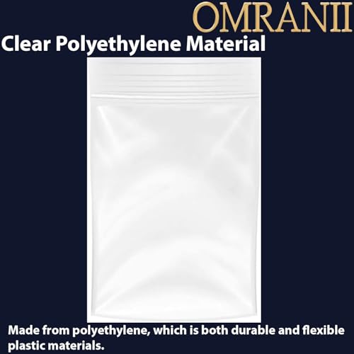 Reclosable Zip Poly Bags, 2Mil 12" X 18" & 100 Bags | LDPE Material, Clear Plastic with Resealable Lock Seal Zipper | Resealable Zip Top Lock For Travel, Storage, Packaging & Shipping3