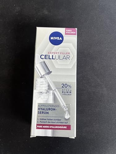 NIVEA Cellular Expert Filler Hyaluronic Replumping Serum – Advanced Lightweight Facial Treatment with Pure Micro-Hyaluronic Acid & Glycerin for Smooth, Radiant, Hydrated Skin, 30 ml image 2