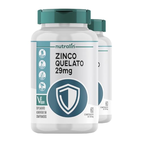 Zinco Quelato 29mg Nutralín 60 Comprimidos 2un