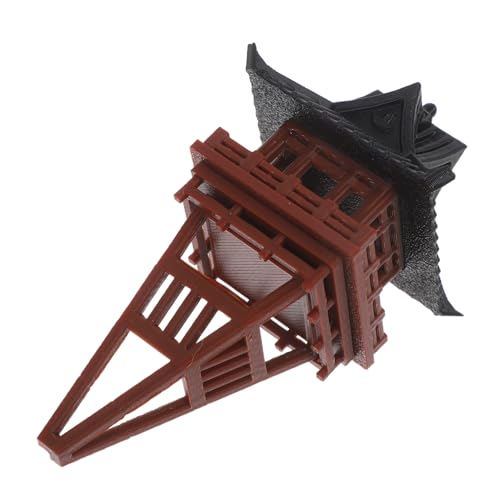 FUTUREORYY Pabellón Miniatura Chino Vintage de Plástico Resistente para Jardines Asiáticos Micro Paisaje con Detalles Delicados Decoración para Bonsáis y de Hadas