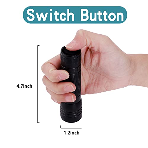 Kunhe 4 Pack Led Compact Emergencies Flashlight Bulk Set High Power Powerful Bright Tactical Flash Lights 600 High Lumens Handheld Small Mini Flashlights #TOP4