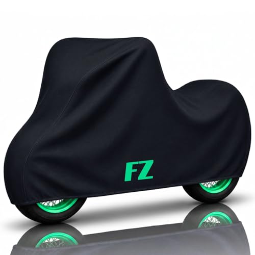 Image of Puroma-Pro Heavy Duty Waterproof Bike Cover Compatible for FZ Bikes - Outdoor Motorcycle Cover Windproof Buckle, UV Protection & Dust Resistant Full Body Cover