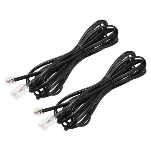 Evite ruidos en el teléfono con el cable RJ45 a RJ11 MECCANIXITY adaptador de red flexible de 3m