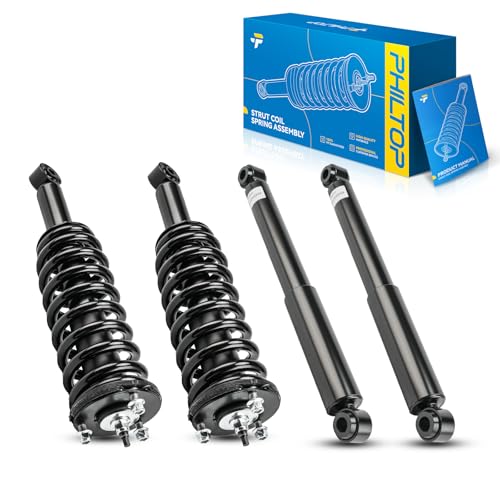 Image of PHILTOP Struts And Shocks Complete Assembly,Front Rear Struts Set of 4,Amortiguadores 171352L 171352R 344428 * 2 For Tacoma 1995-2004