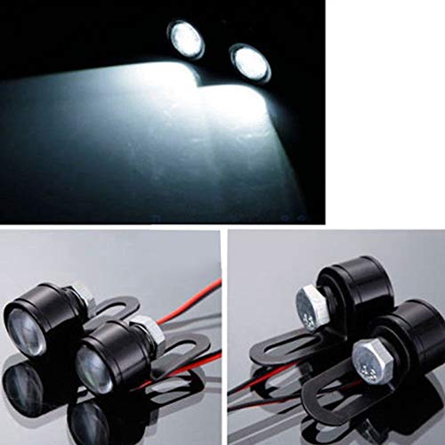 MoreChioce 1 Paio Faretto Faro Moto LED, LED