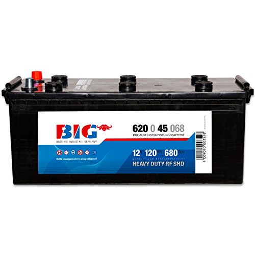 BIG LKW Batterie 12V 120Ah Starterbatterie Schlepper Traktor statt 140Ah 110Ah