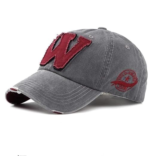 Image of kill off W Cap Baseball Cap Men hat Base Ball Embroidered Vintage Style hat Adjustable W Letter Caps Unisex Baseball Cotton