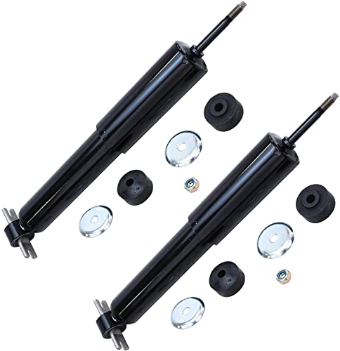 Image of Detroit Axle - Front 6pc Shock Absorbers Kit for 2003-2022 GMC Savana Chevrolet Express 2500 3500, 4 Front and Rear Shock Absorbers 2 Sway Bars Replacement