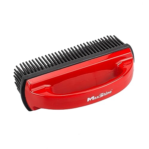 Maxshine Car Carpet Lint And Hair Removal Brush – Made Of Innovative Electrostatic Rubber Bristles, Excellent Ability To Picking Up Hairs On Carpet #TOP4