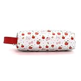 Birsppy Sanrio Hello Kitty Pencil Case Multi-Purpose Pouch with Hanger : White