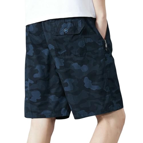 Short d'été homme en coton imprimé camouflage idéal pour vos vacances