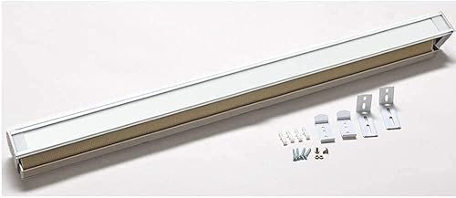 Miniatura 6 de Everyday Celebration Persianas enrollables estilo cebra sin cordones con filtro de luz para ventana, de doble capa, para el hogar, dormitorio, sala