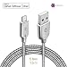 ZECEEN Metal USB Lightning Cable – Fast Charging & Data Transfer Cord (5 ft) – Almost Unbreakable – Bending & Weather Resistant – Compatible with iPhone X/8/7/6s/6/5s/5/SE, iPad Pro/Air/Mini
