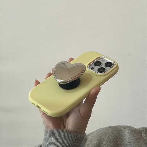 Coque Jaune iPhone 14 Pro Max Anti-Chute avec Support pour Senior - 2
