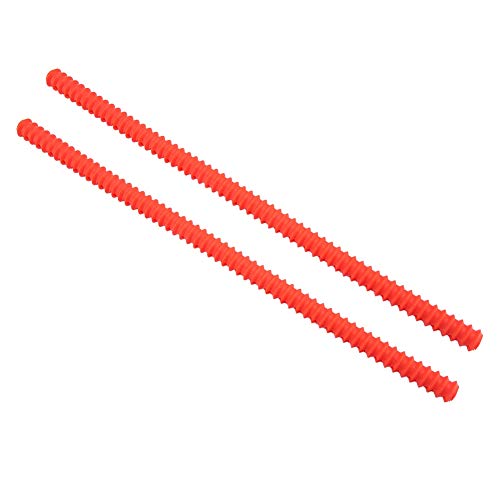 Heat Insulated Silicone Clips, Oven Rack Protector Clips, Silicone Protector Clips, 2pcs Heat Insulated Silicone Clips Hot Oven Rack Shelf Guards Avoid Scald Protector Tool