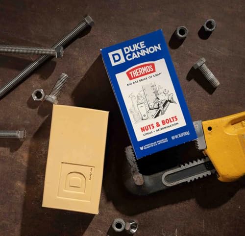 Image of Duke Cannon x THERMOS Nuts & Bolts Big Brick of Soap, 10 Ounce (Pack of 6)