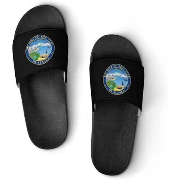 Seal of The State of Alaska unisex letnie suwaki wodoodporne kapcie plażowe lekkie antypoślizgowe buty domowe