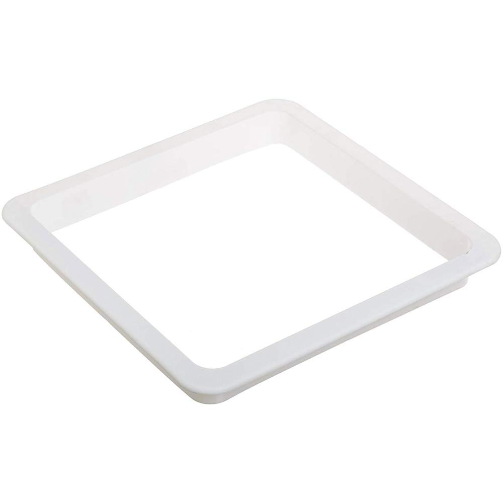 HENG'S INDUSTRIES Interior White Garnish | RVs, Campers, Motorhomes | Seam Coverage | Improved Vent Performance | 5" Vertical Leg | Fits 16" x 16"