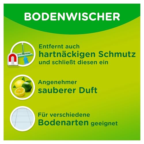 Swiffer Bodenwischer Feuchte Bodentücher Nachfüllpack Mit Zitrone Frischem Duft 10x, Für Eine Schnelle Und Einfache Reinigung – Bild 8