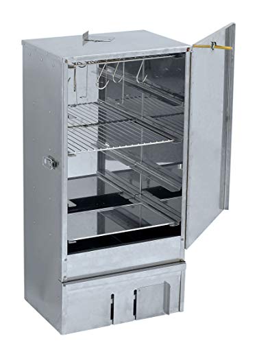 Foto von Massiver Edelstahl Räucherofen/Räucherschrank - 80 cm Höhe - in Deutschland gefertigt