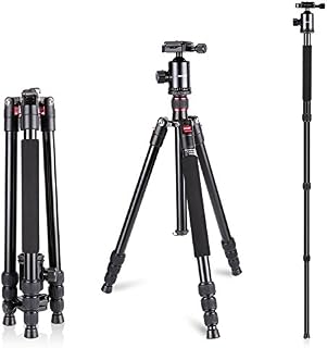 Neewer Aluminum Alloy 64 inches/162 Centimeters Camera Travel Tripod Monopod with 360 Degree